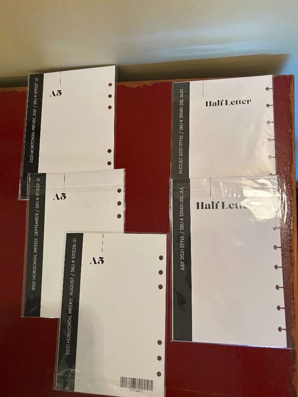 NWT Cloth & Paper Bundle of A5 Half Letter Planning Pages